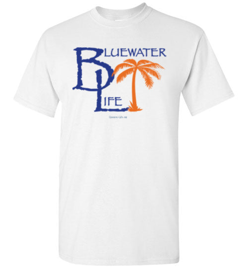 Bluewater Life Large Logo Front and Back Mens- Gildan Short-Sleeve T-Shirt
