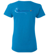 Bluewater-Life Logo Front and Back Gildan Womens Short-Sleeve